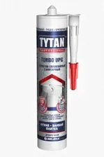 Tytan (Титан) Professional герметик силиконовый санитарный UPG TURBO прозрачный 280мл, арт.84040