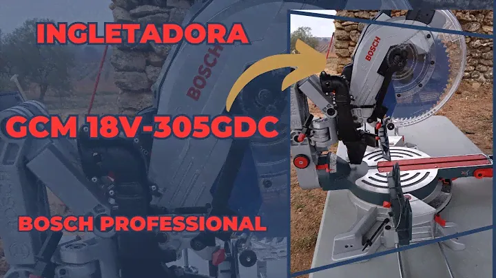🔵 Conoce A FONDO la INGLETADORA GCM 18V-305 GDC Bosch Professional