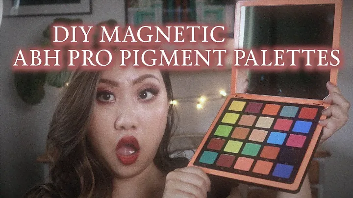 Tutorial : DIY MAGNETIC ABH Norvina Pro Pigment Palette 😮🧲