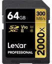 Lexar SDXC Professional 64 ГБ 300 МБ/с UHS-II 2000x