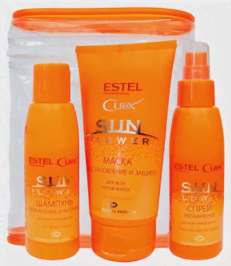 ESTEL PROFESSIONAL, CUREX SUNFLOWER, Косметический дорожный набор