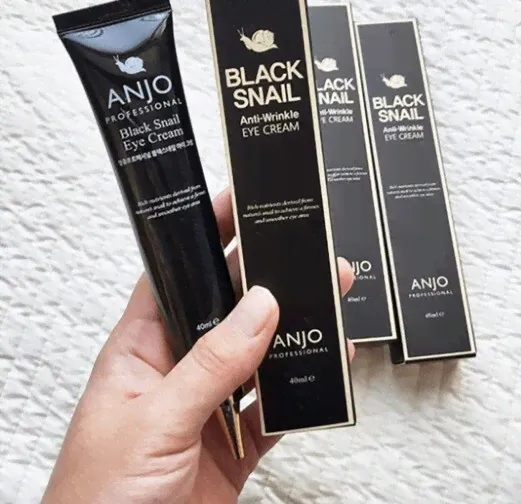 Anjo professional black snail anti-wrinkle eye cream 40ml крем для век черная улитка-0