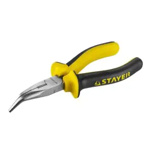 Тонкогубцы изогнутые HERCULES, STAYER Professional 2203-4-16, 160мм-0