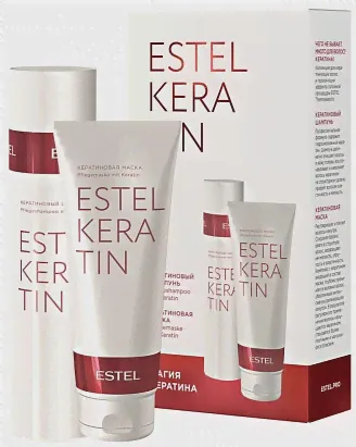 ESTEL PROFESSIONAL, KERATIN, Набор (шампунь, 250 мл + маска, 250 мл)-0