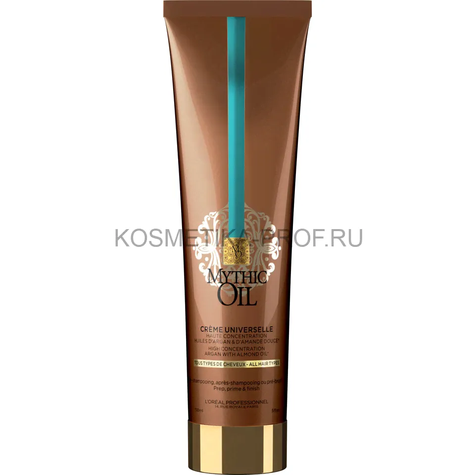 Универсальный крем 3 в 1 для всех типов волос Loreal Professional Mythic Oil Seve Protectrice 150 мл-0