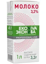 Ультрапастеризованное молоко «ЭкоНива Professional Line» 3,2 ГОСТ Россия id#667691