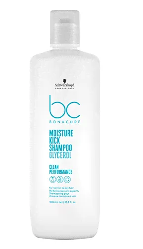 Шампунь интенсивное увлажнение - Schwarzkopf Professional BC Moisture Kick Shampoo 1000 мл-0
