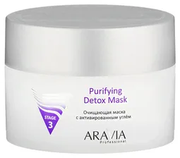 Aravia Professional Очищающая маска с активированным углём Purifying detox mask