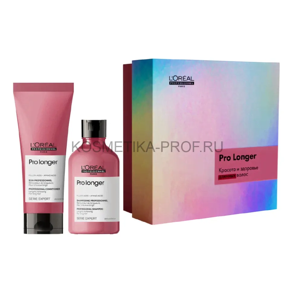 Loreal Professional Pro Longer Подарочный набор для восстановления волос по длине 300 мл+200 мл