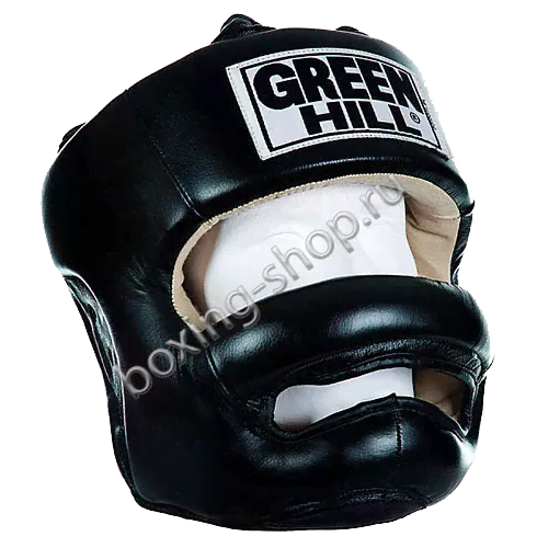 Боксерский шлем с бампером Green Hill Professional-0