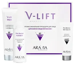 Aravia Professional Набор для лица процедура Дренажное моделирование V-lift