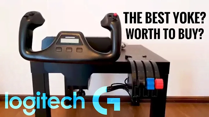 Unboxing Logitech G PRO Flight Yoke System, Professional Simulation Yoke and Throttle Quadrant 2022