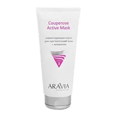 Корректирующая маска для чувствительной кожи с куперозом Couperose Active Mask, 200 мл/12, бренд - ARAVIA Professional