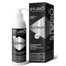 Бальзам нейтрализатор желтизны Studio Professional Platinum, оттеночный, 200 мл