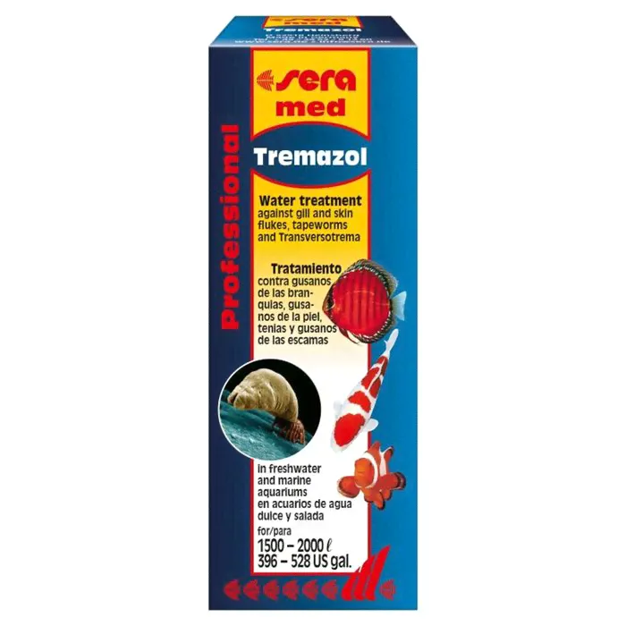 Кондиционер для аквариумной воды Sera med Professional Tremazol, 100 мл.