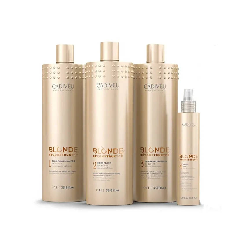 Профессиональный уход Professional Kit 4 Products Blonde Reconstructor, 3*1000 + 200 мл.-0