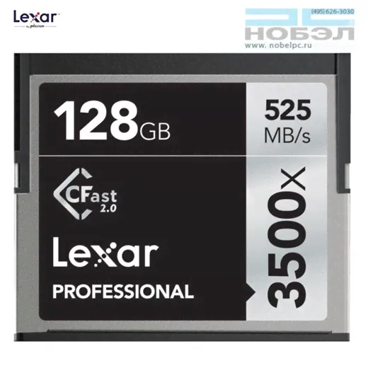   Lexar 128GB 3500X Professional CFast 2.0 LC128CRBNA3500-0