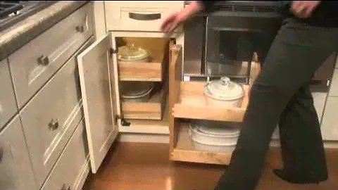 Base Blind Corner with Swing-out Pantry