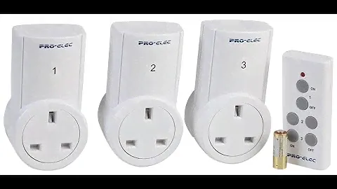 Pro-Elec 3 Sockets Remote Control Set - Save Standby Electricity