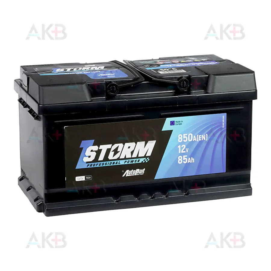 Автомобильный аккумулятор Storm Professional Power 85R низкий 850A 315x175x175-0