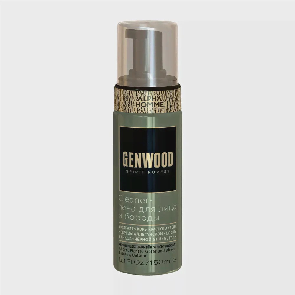 ESTEL PROFESSIONAL Пена для лица и бороды / GENWOOD Cleaner 150 мл ESTEL PR-0