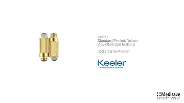 Keeler Standard Pocket Deluxe 2 8v Otoscope Bulb x 2 1015 P 7031