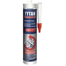 Герметик высокотемпературный силиконовый "TYTAN Professional", красный, 310мл