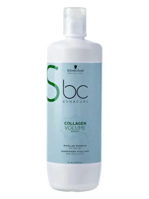 Schwarzkopf Professional Мицеллярный Шампунь Bonacure Collagen Volume Boost, 1000 мл-0