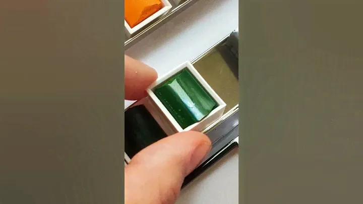 Unboxing Winsor and Newton professional watercolor set 24 colours