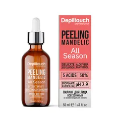 Пилинг для лица всесезонный на основе миндальной кислоты Depiltouch professional, 50 мл