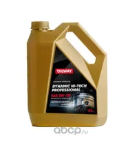 4670030170026 OILWAY OILWAY DYNAMIC HI-TECH PROFESSIONAL 5W-30 SN/CF A5/B5 4л.х4шт. Масло моторное синт.