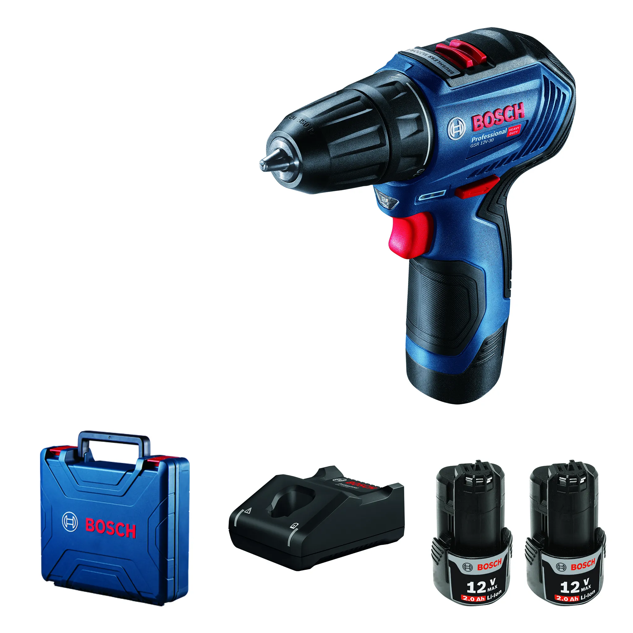 Аккумуляторная дрель-шуруповерт Bosch Professional GSR 12V-30