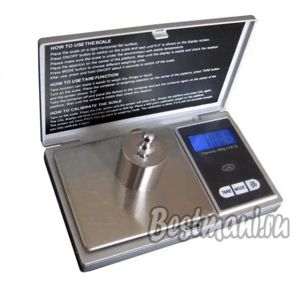Портативные электронные весы Digital scale Professional-mini 200g точность 0,01g-0
