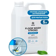 FLOOR WASH STRONG Professional ТМ Grass Конц-е щелочное средство для мытья пола 5,6кг 4шт/кор