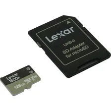   Lexar Professional 1800x microSDXC UHS-II 128GB + SD- (LSDMI128CB1800A)
