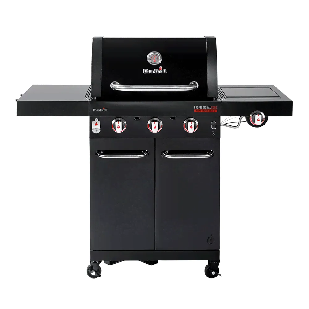 Газовый гриль 134х54х121 см Char-Broil Professional CORE 3B черный-0
