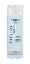 Kapous Professional Бальзам оттеночный для волос питательный для оттенков блонд Стальной серии Blond Bar 200мл