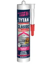 Монтажный клей Tytan PROFESSIONAL Classic Fix каучуковый прозрачный 310мл 43340