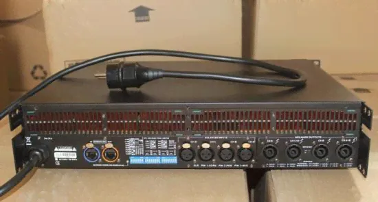China 4 Channel 1350W*4 Channel Fp Series Professional Power Amplifier Fp10000q-1