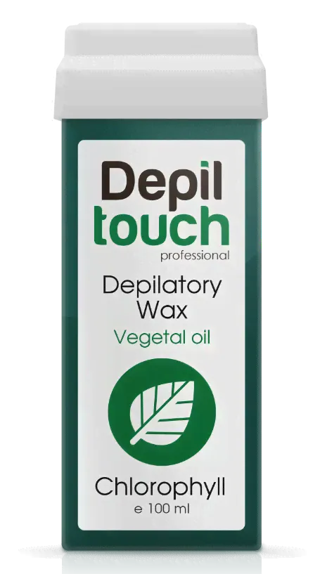 DEPILTOUCH PROFESSIONAL Воск в картридже, хлорофилл 100 г DEPILTOUCH PROFES-0