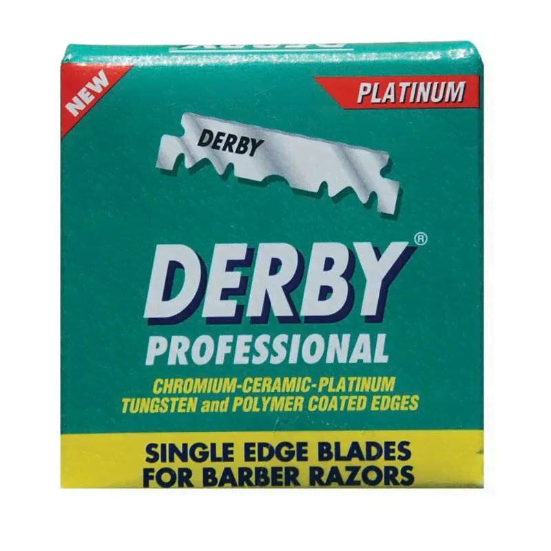 Derby Professional Single Edge Blades - Сменные лезвия для бритья 100 шт