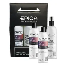 Косметический набор для волос Epica Professional Silk Waves Set для женщин 3 предмета