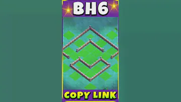 ANTI 3 STAR NEW "STRONGEST" BH6 Base COPY LINK | Builder Hall 6 Trophy Base Copy Link Clash of Clans