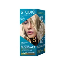 Studio Professional Краска для волос Blond Art 3D осветление до 8 уровней 175 мл