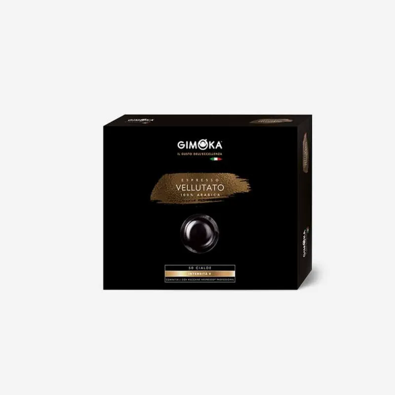 Кофе в капсулах Gimoka Nespresso Professional Vellutato жар.,мол., 50шт/уп, 1456169-0