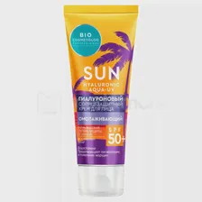 Солнцезащитный крем Bio Cosmetolog Professional Гиалуроновый омолаживающий SPF 50+ 50 мл.