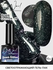 DidNail Professional светоотражающий гель-лак с блестками Bomb Glitter 10 мл. BG#9