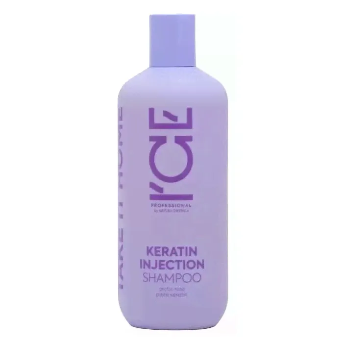 ICE Professional / Home/ Keratin Injection/ Шампунь для поврежденных волос Кератиновый 250 мл-0