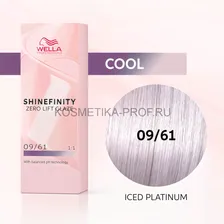Гель-крем краска WELLA PROFESSIONAL Shinefinity 09/61 Ледяная Платина