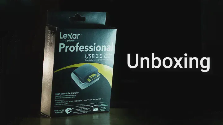 Lexar Professional Card Reader USB 3.0 Unboxing